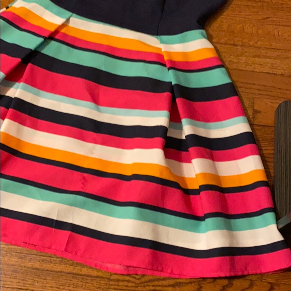 BeBop multicolor color block summer dress. - Picture 3 of 6